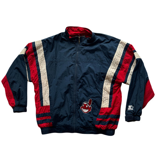 Starter Cleveland Indians Track Jacket L/XL (9/10)