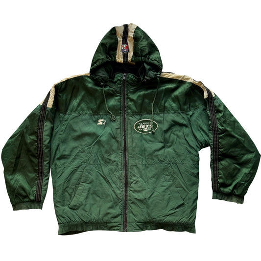 New York Jets Starter Jacket Quilted M - (6/10)