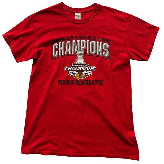 2015 Stanley Cup Champions Chicago Blackhawks T-Shirt M (9/10)