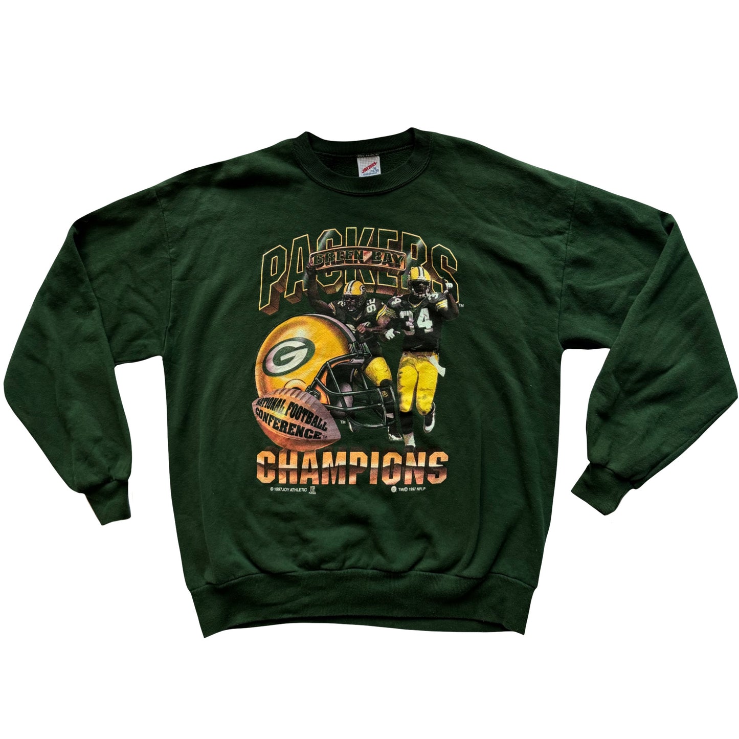 1997 Green Bay Packers sweatshirt XL - (9/10)