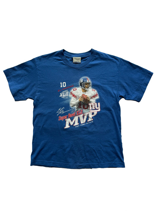 Reebok Super Bowl XLII Eli Manning New York Giants T-Shirt Medium (9/10)